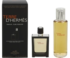 Kvepalų rinkinys vyrams HERMÈS Terre d’Hermès (Parfum, 30 ml + kvepalų papildymas, 125 ml)