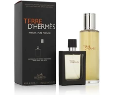 Kvepalų rinkinys vyrams HERMÈS Terre d’Hermès (Parfum, 30 ml + kvepalų papildymas, 125 ml)