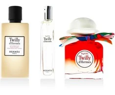 Set Hermes: Tutti Twilly D'hermes Eau De Parfum For Women, 85 ml + Tutti Twilly D'hermes Eau De Parfum For Women, 15 ml + Tutti Twilly D'hermes Losjonas kūnui Body, 80 ml