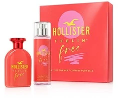 Hollister Feelin' Free EDP rinkinys moterims (EDP 50 ml + Body Mist 125 ml)