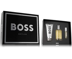 Hugo Boss BOSS Bottled rinkinys vyrams (EDT, 100 ml + EDT, 10 ml + dušo želė, 100 ml)