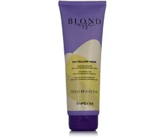 Inebrya Blondesse No Geltona Mask geltonus tonus neutralizuojanti plaukų kaukė, 250 ml