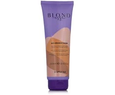 Inebrya Blondesse No-Oranžinis Mask oranžinius tonus neutralizuojanti plaukų kaukė, 250 ml
