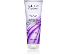 Inebrya GREYlosophy Pilkas By Day Butter tonuojanti kaukė natūraliai žiliems / balintiems plaukams, 250 ml