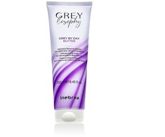 Inebrya GREYlosophy Pilkas By Day Butter tonuojanti kaukė natūraliai žiliems / balintiems plaukams, 250 ml