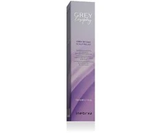 Inebrya GREYlosophy Pilkas By Day Scalp Relief giliai valanti priemonė galvos odai prieš šampūną, 150 ml