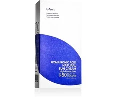 Isntree Hyaluronic Acid Natural Sun Kreminis SPF50+ veido kremas nuo saulės, 50 ml