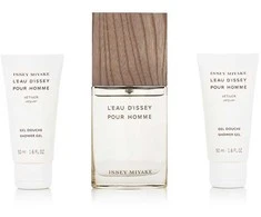 Kalėdinis 2023 m. rinkinys „Issey Miyake“: „L'Eau d'Issey Vetiver“ tualetinis vanduo vyrams, 50 ml + „L'Eau d'Issey Vetiver Hydrating“ dušo želė visiems odos tipams x2 vnt., 50 ml