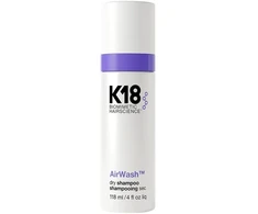 K18 AirWash Neaerozolinis sausas šampūnas, 118 ml