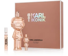 Karl Lagerfeld Ikonik EDP rinkinys moterims (EDP 100 ml + EDP 7,5 ml + EDP 4,5 ml)