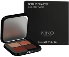 KIKO MILANO Bright Quartet Eyeshadow Palette (03 Burgundy Variations) 3,5 g