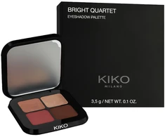 KIKO MILANO Bright Quartet Eyeshadow Palette (02 Rosy Mauve Variations) 3,5 g