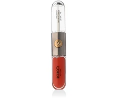 KIKO MILANO Unlimited Double Touch Liquid Lip Colour (113 Satin Coral) 2 x 3 ml