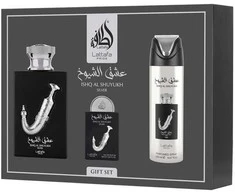 Lattafa Pride Ishq Al Shuyukh Sidabrinis EDP 100 ml + EDP 20 ml + DEO VAPO 200 ml (unisex)
