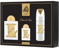 Lattafa Pride Peace &amp; Love EDP 100 ml + EDP 20 ml + DEO VAPO 200 ml (unisex)