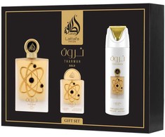 Set Lattafa Tharwah Gold EDP 100ml + EDP 20ml + Dezodorantas 200ml
