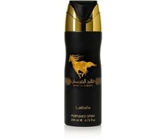 „Lattafa Qaed Al Fursan“ unisex kvapusis dezodorantas su violetiniu atspalviu, 200 ml