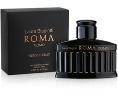 Laura Biagiotti Roma Uomo Nero Estremo EDP Intense intesyvus pardumuotas vanduo vyrams, 125 ml