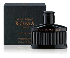 Laura Biagiotti Roma Uomo Nero Estremo Intense EDP parfumuotas vanduo vyrams, 40 ml