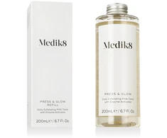 Medik8 Press &amp; Glow Daily Exfoliating PHA Tonikas papildymas – pakaitinė PHA šveitimo toniko talpyklė