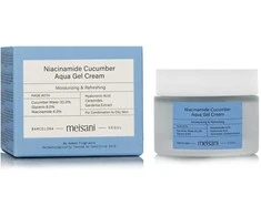 Meisani Niacinamide Cucumber Aqua Gel Kremas gaivinantis gelinis veido kremas, 50 ml
