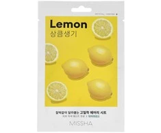 Missha Airy Fit Sheet Mask [Lemon] lakštinė veido kaukė, 19 ml