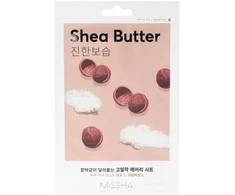 MISSHA Airy Fit Sheet Mask Sviestmedžių aliejumi 19 g