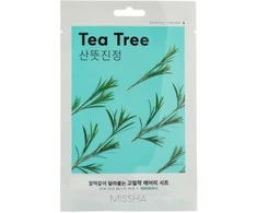 Missha raminanti veido kaukė su arbatmedžiu (Airy Fit Sheet Mask) 19 g