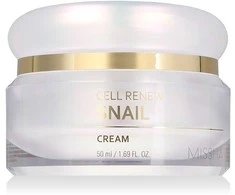 Missha Super Aqua Cell Renew Snail Kremas regeneruojantis veido kremas, 50 ml