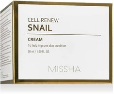 Missha Super Aqua Cell Renew Snail Kreminis regeneruojantis veido kremas, 50 ml