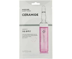 Missha Mascure Sheet Mask Ceramide lakštinė veido kaukė su keramidais jautriai/sausai odai, 28 ml