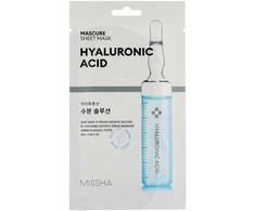 Missha Hyaluronic Acid Sheet Kaukė drėkinanti lakštinė veido kaukė , 28 ml