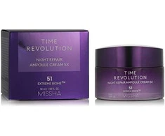 Missha Time Revolution Night Repair Ampoule Kreminis 5X naktinis veido kremas, 50 ml