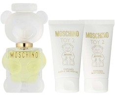Moschino Toy 2 rinkinys moterims (EDP, 50 ml + kūno losjonas, 50 ml + dušo gelis, 50 ml)
