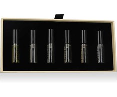 Moudon Discovery Set Baltas Label Collection Perfume Extract rinkinys unisex (Perfume Extract Charmant 3 ml + Perfume Extract Elegant 3 ml + Perfume Extract Précieux 3 ml + Perfume Extract Radiant 3 ml + Perfume Extract Tempest 3 ml + Perfume Extract Vaill