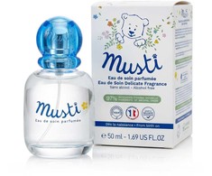 Mustela Musti Eau De Soin Fragrance Delicate Cologne Vanduo, 50 ml
