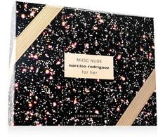 Set Narciso Rodriguez: Musc Nude Eau De Parfum For Women, 50 ml + Musc Nude Hydrating Losjonas kūnui, 50 ml + Musc Nude Cleansing Dušo želė All Over The Body For All Skin Types, 50 ml