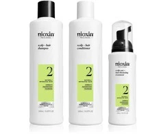 Nioxin Sistema 2 - Kit - Tratamiento Para Cabello Natural Con Debilitamiento Avanzado 3 U