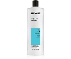 Nioxin Sistema 3 - Champú - Cabello Teñido y Dañado Con Debilitamiento Leve, 1000 ml