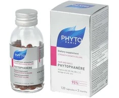 Phytophanére Mitybos Papildai Plaukams ir Nagams 120x40g