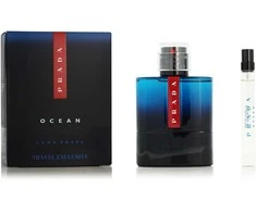 Set Prada: Luna Rossa Ocean Eau De Toilette For Men, 100 ml + Luna Rossa Ocean Eau De Toilette For Men, 10 ml