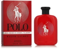 Ralph Lauren Polo Raudona Remix X Ansel Elgort EDT tualetinis vanduo vyrams, 125 ml