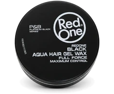 Red One Raudona One Aqua Hair Gel Wax Full Force plaukų vaškas juodas 150 ml