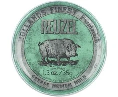 Vidutinio stiprumo plaukų formavimo pomada Reuzel Hollands Finest Pomade Grease, 35 g