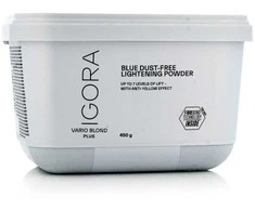 Šviesinimo milteliai Schwarzkopf Igora Vario Blond Plus Fibre Bond (mėlyni) 450g
