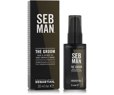 Sebastian Professional SEB MAN The Groom plaukų ir barzdos aliejus – plaukų ir barzdos aliejus 30 ml