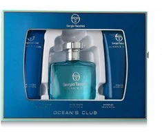 Sergio Tacchini Ocean´s Club rinkinys vyrams (EDT, 100 ml + dušo želė, 100 ml + balzamas po skutimosi, 100 ml)