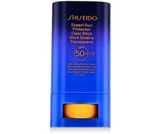 Shiseido Expert Sun Protector Clear Stick SPF 50+ apsauginis pieštukinis kremas nuo saulės sausai, riebiai, normaliai odai, 20 g