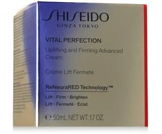 Shiseido Vital Perfection Uplifting and Firming Advanced senėjimo požymius stabdantis veido kremas, 50 ml