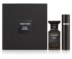 Tom Ford Oud Wood rinkinys parfum purškiamas 50ml + kvepalų vandens purškiklis 10ml